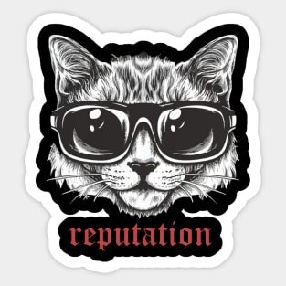 Taylors cat Version reputation Sticker